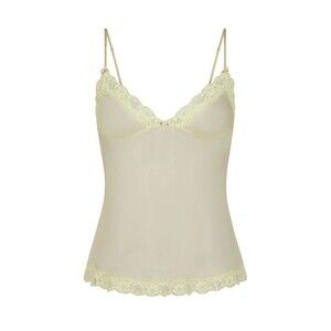 SKIMS Romance Lace Cami Sage Size S NWT